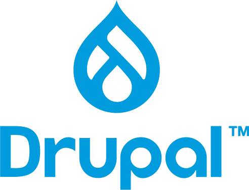 The Drupal logo.